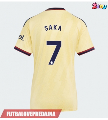 Lacne Ženy Futbalové dres Arsenal Bukayo Saka #7 2026-27 Krátky Rukáv - Tretina